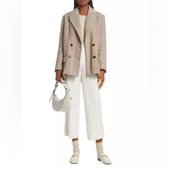 Ena Pelly Lara Wool Blazer Jacket Size Small Revolve Fall Winter Essentials - Picture 4 of 12